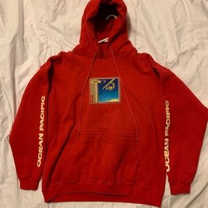Vintage Ocean Pacific Skater Hoodie - Large